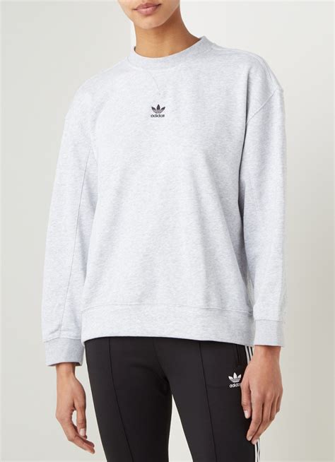 adidas sweater met logo bij keel|adidas Originals Sweatshirt .